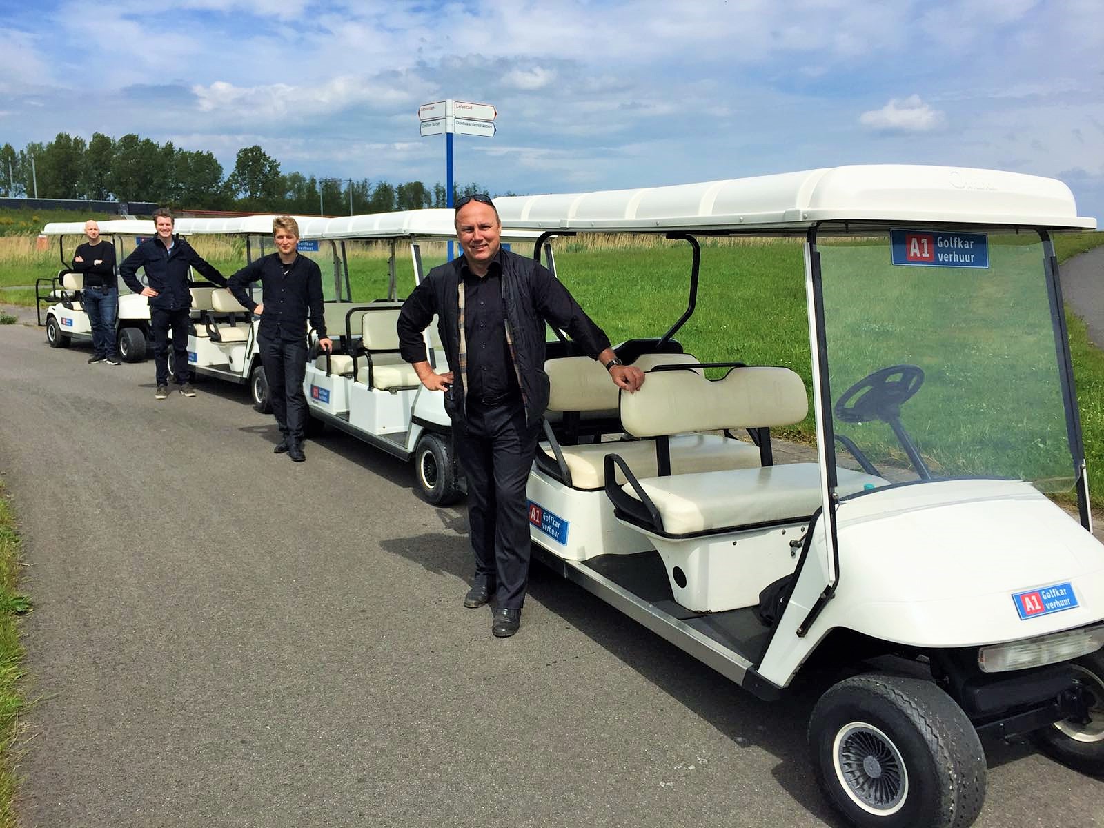 golfkar huren met breng en haal service